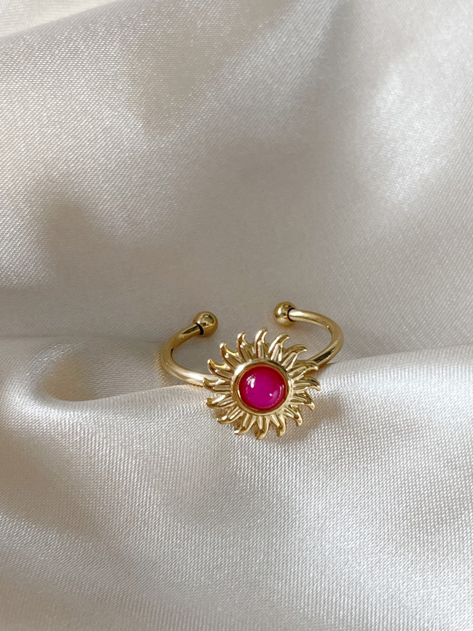 Sunshine - Anillo - Acero inoxidable - Ajustable