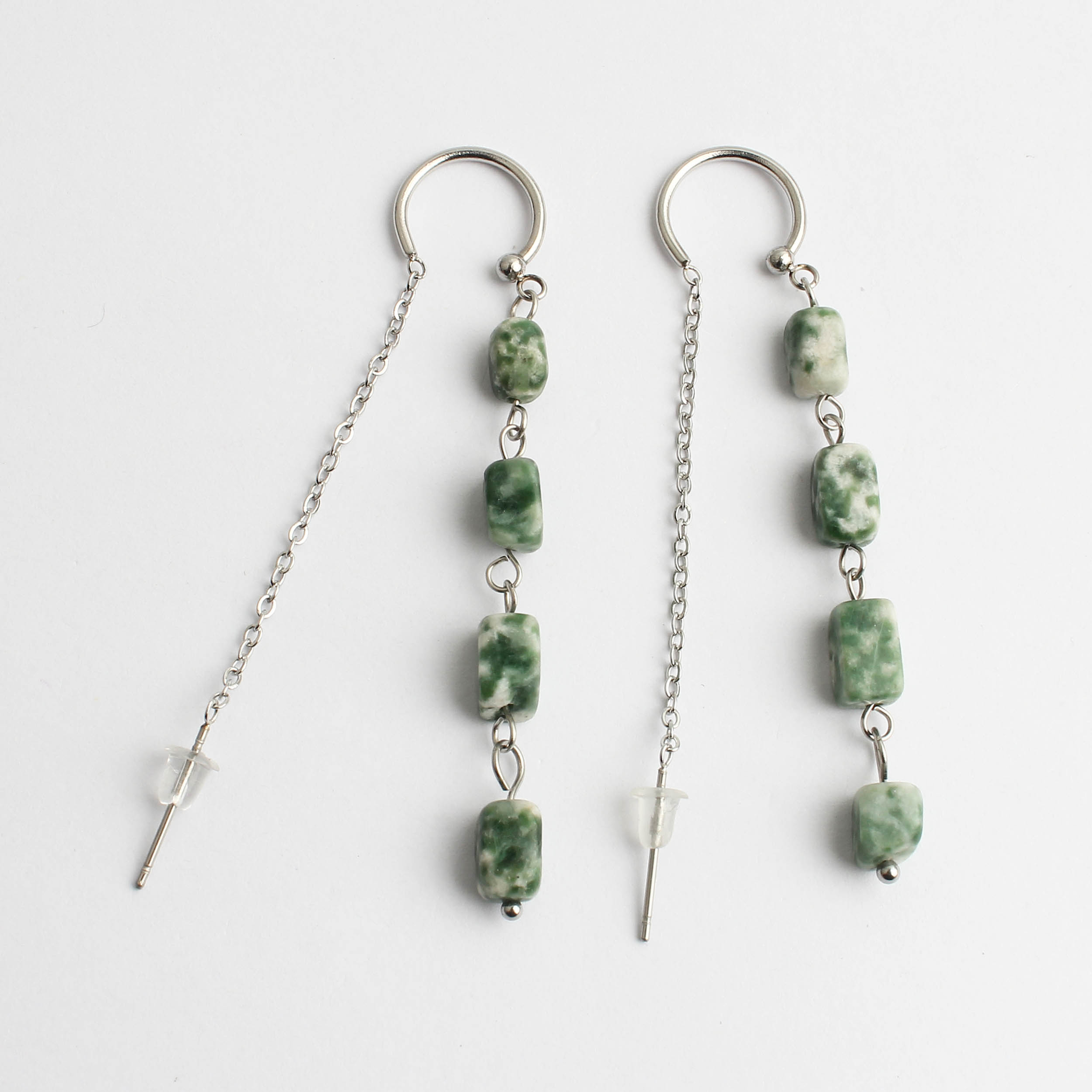 Danielle - Earrings - Natural Stone - Stainless Steel