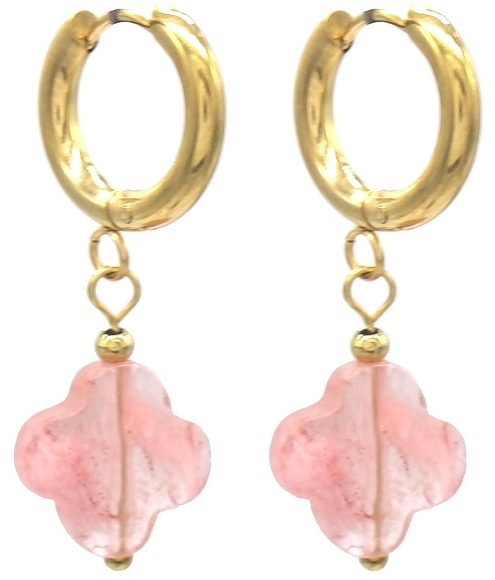 Lucky - Pendientes - Acero inoxidable