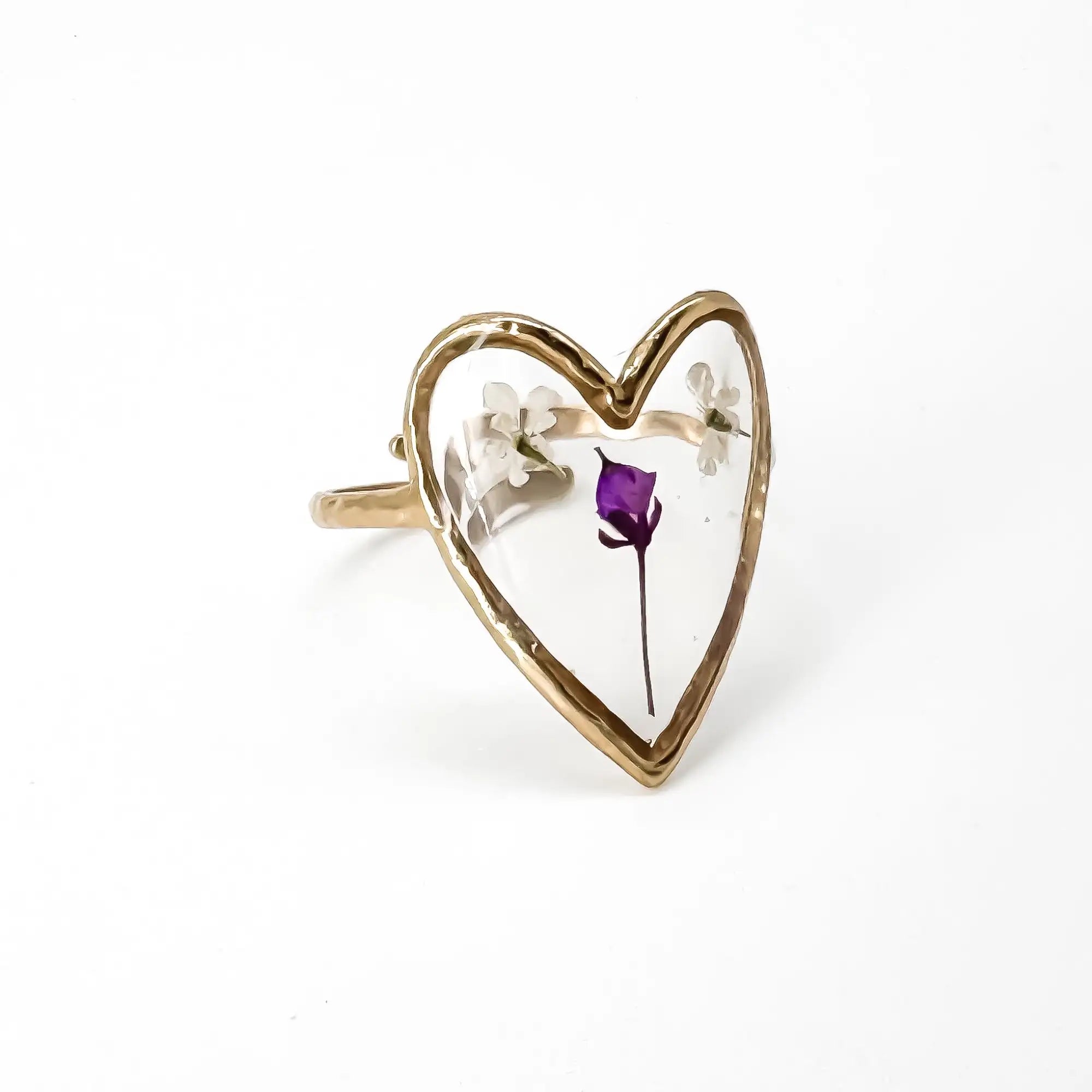 Fiore e amore - Anillo - Acero inoxidable