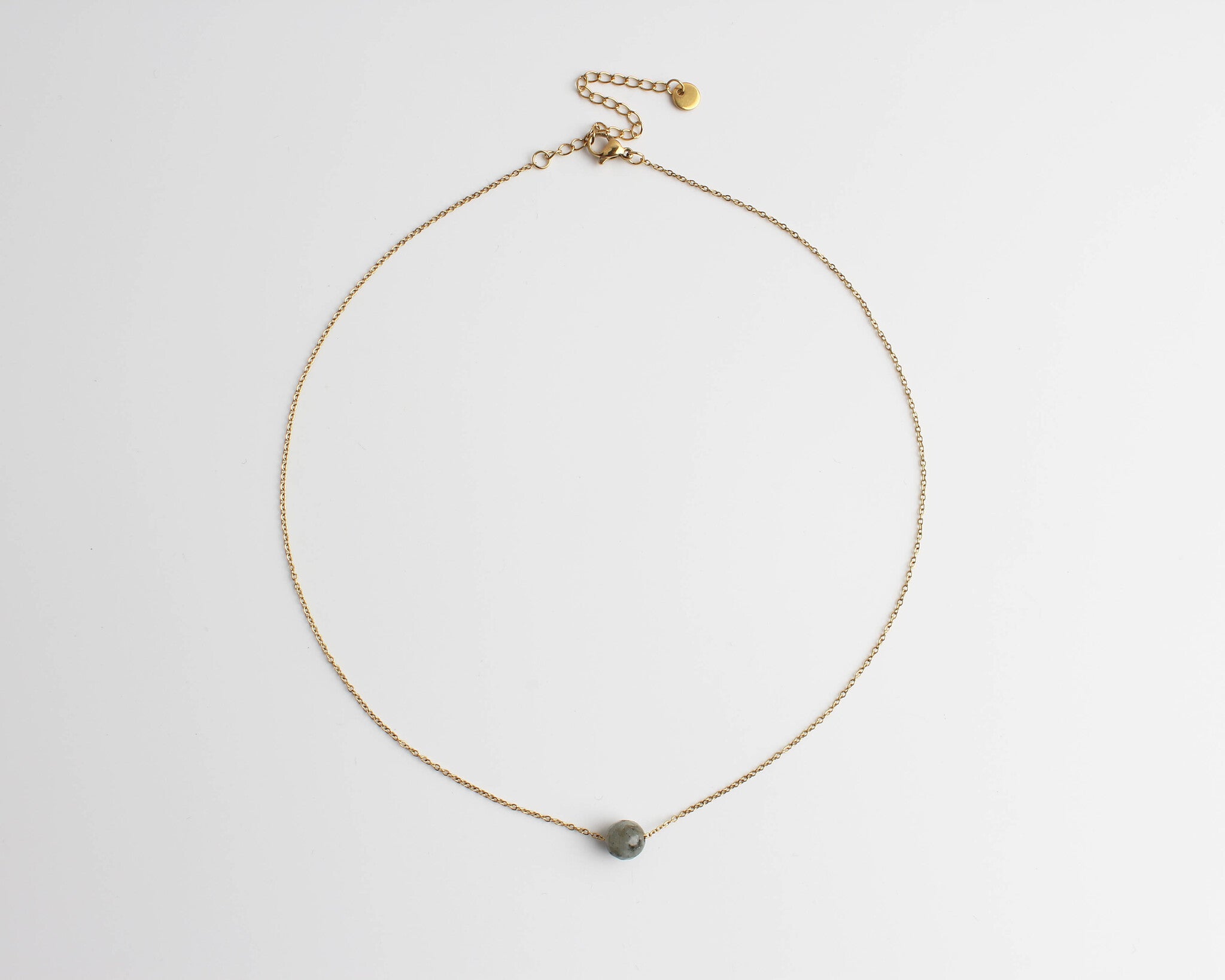 Pierre Damour - Collar - Acero inoxidable - Piedra natural