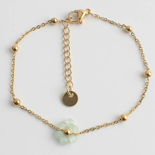 Flor - Pulsera - Acero inoxidable