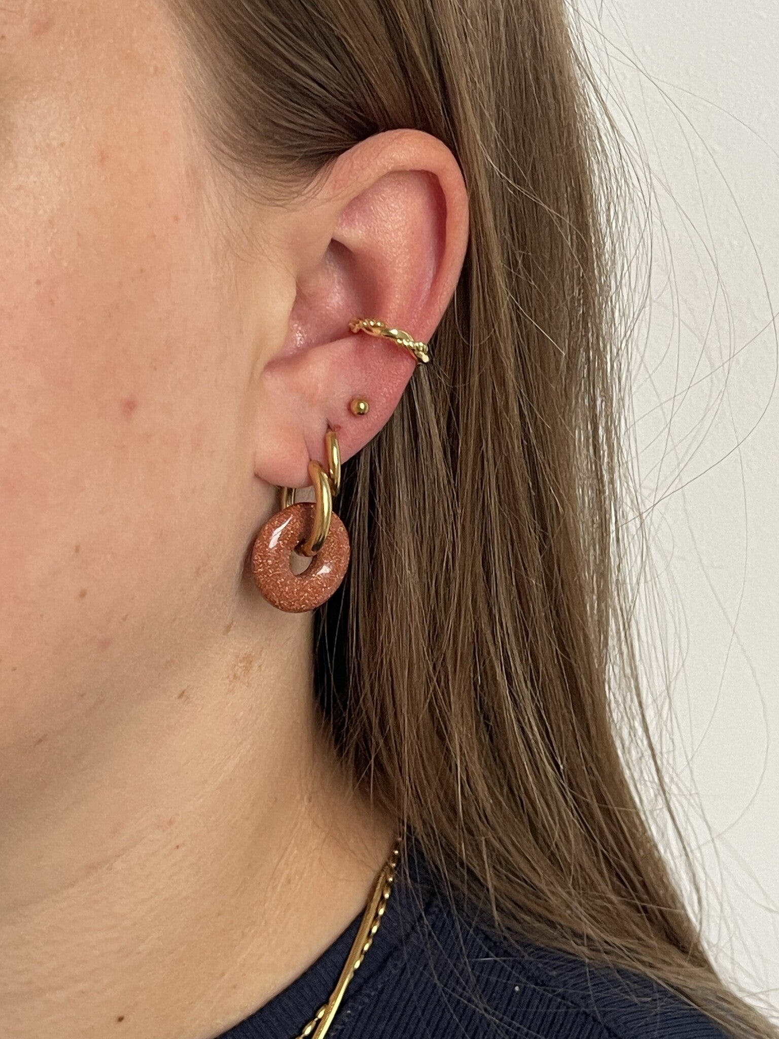 Alina - Earcuff - Acero inoxidable