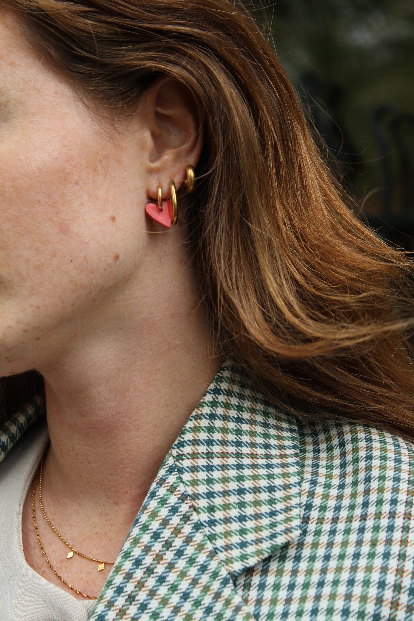 Hanne - Pendientes - Acero inoxidable