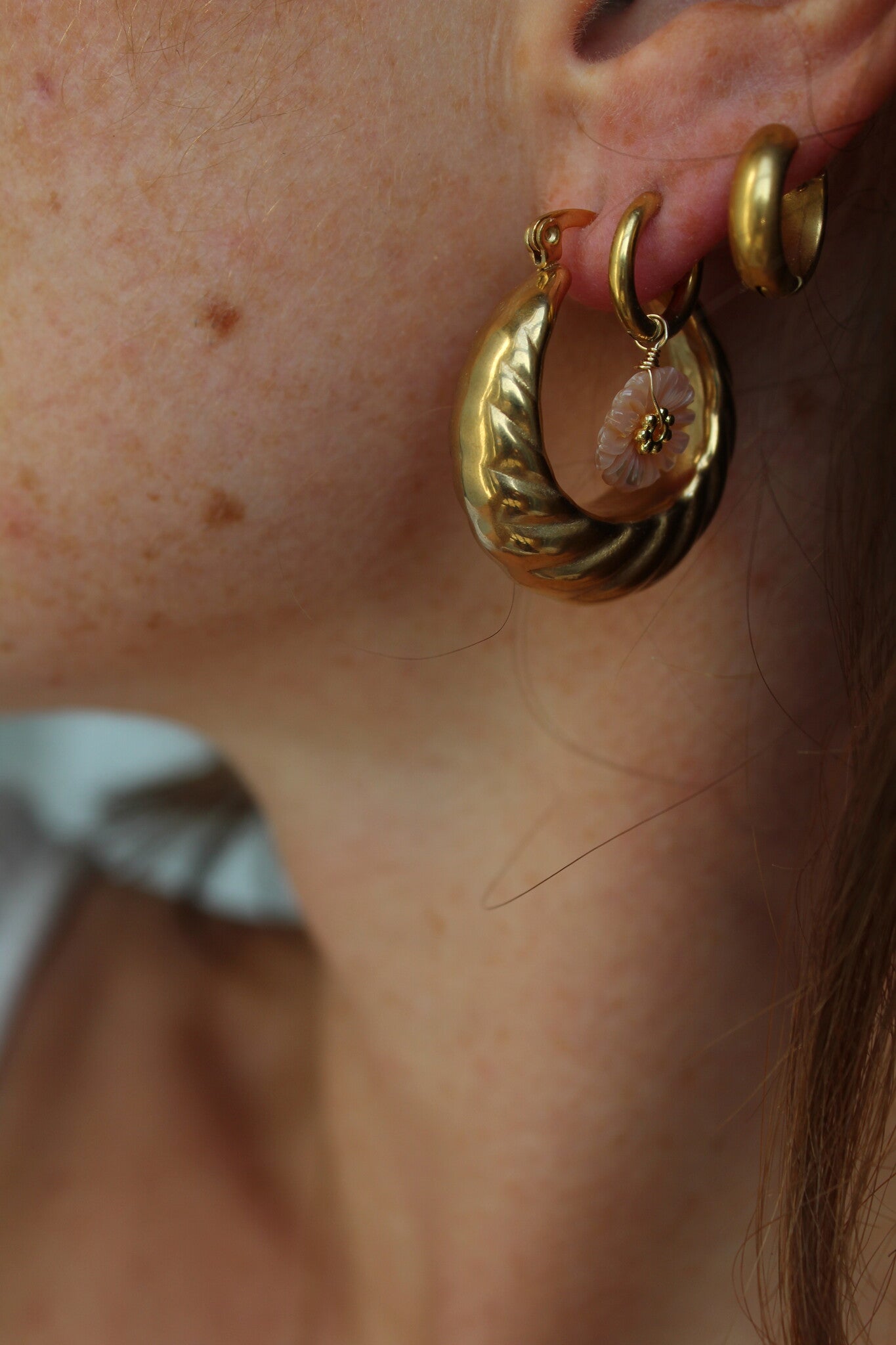 Tess - Pendientes - Acero inoxidable