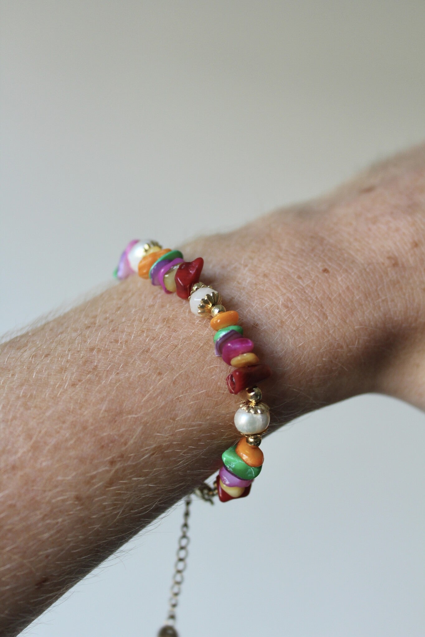 Concha Arco Iris - Pulsera - Acero inoxidable