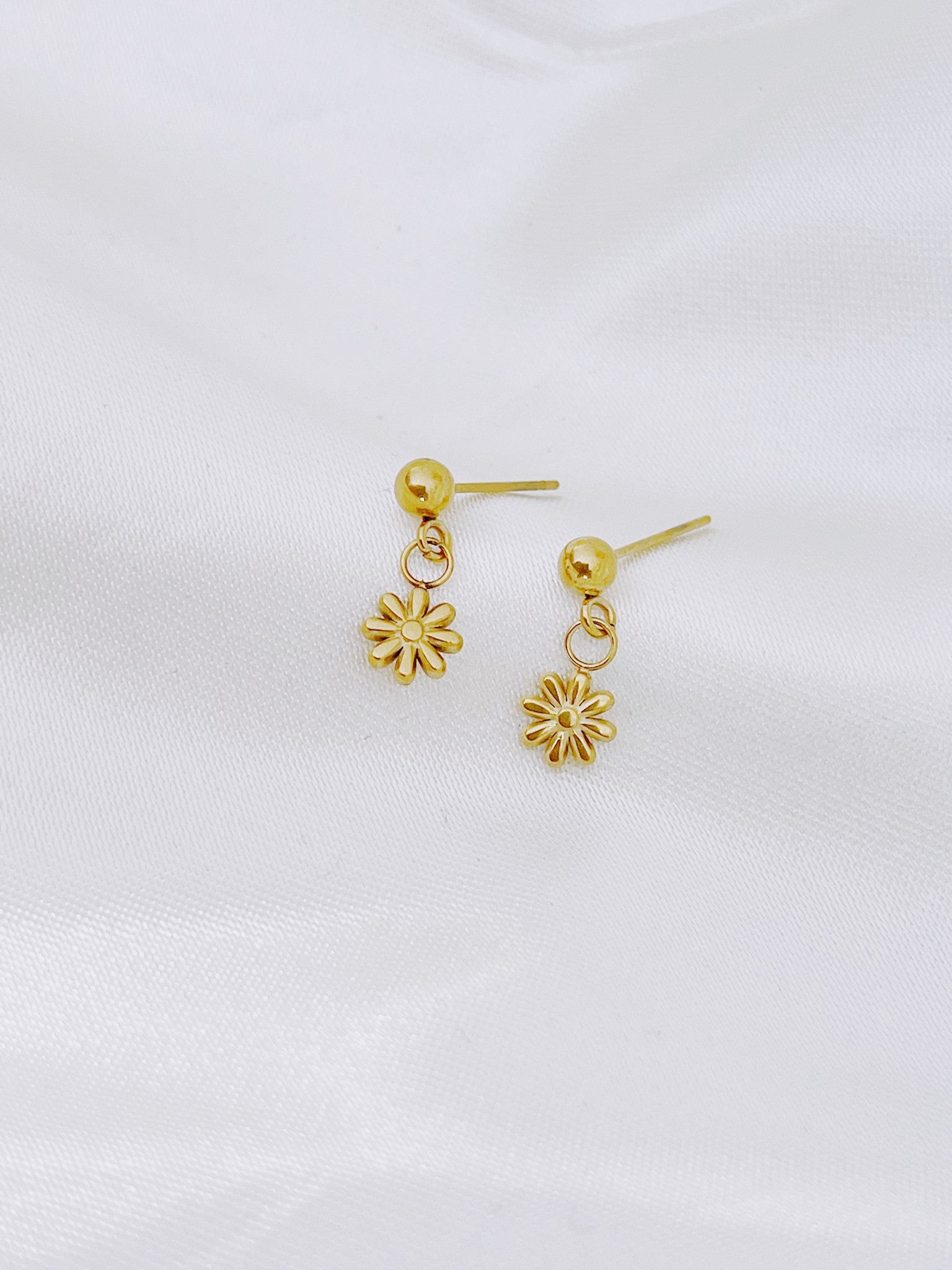 Little Daisy Stud - Pendientes - Acero inoxidable