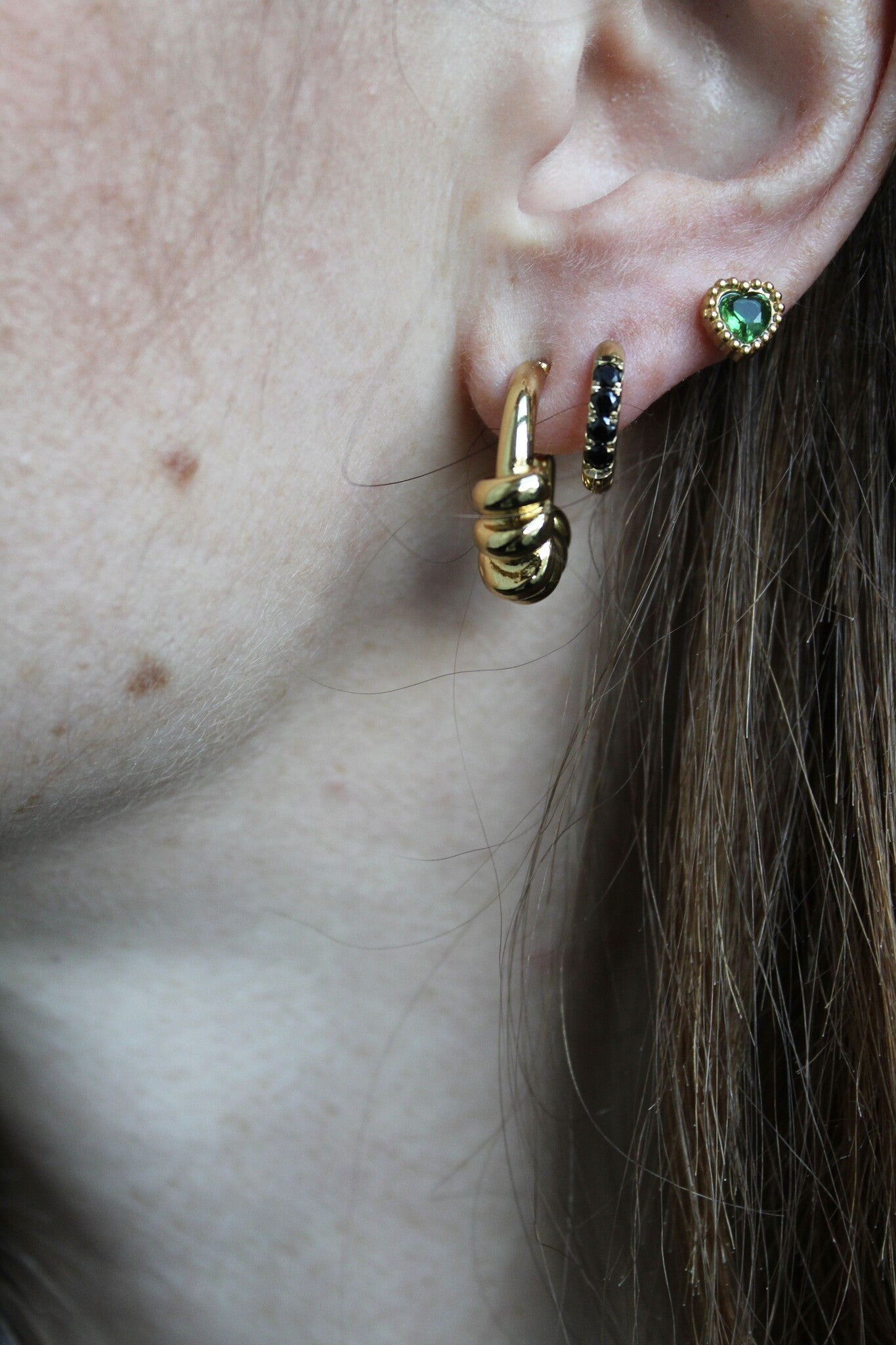 Fien - Studs - Pendientes - Acero inoxidable