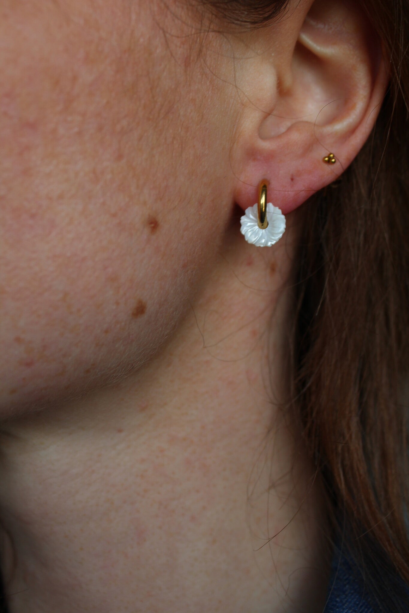 Celeste - Pendientes - Acero inoxidable