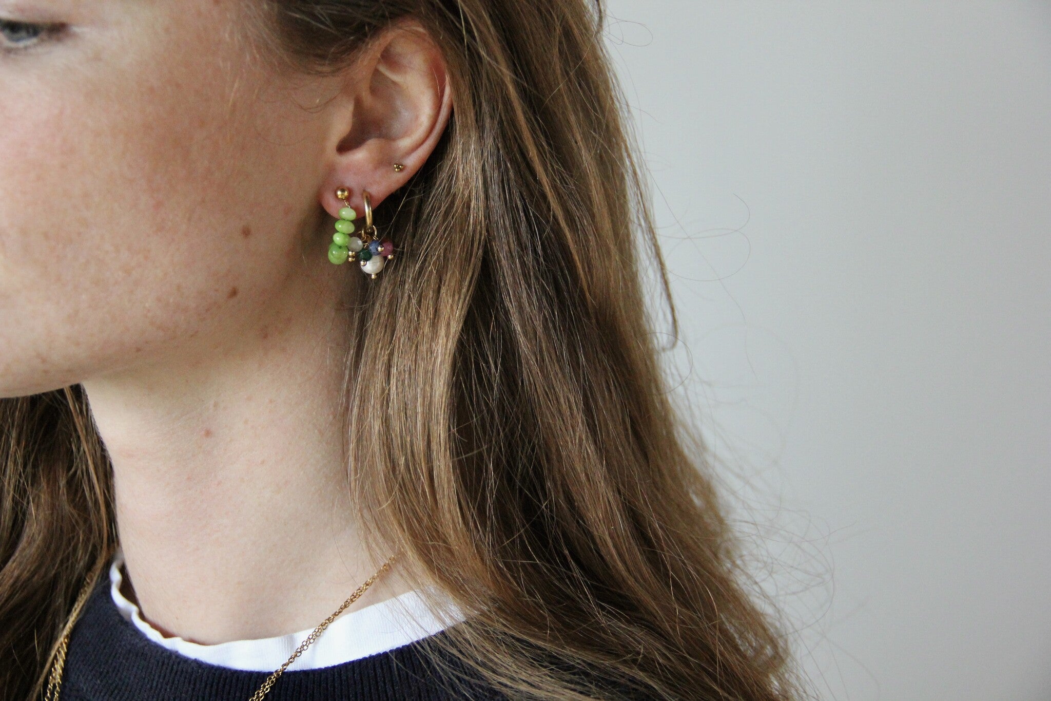 Babs - Pendientes - Acero inoxidable