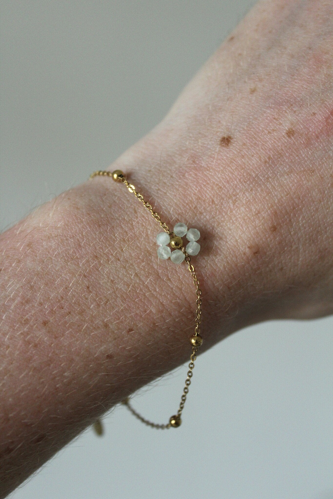 Flor - Pulsera - Acero inoxidable