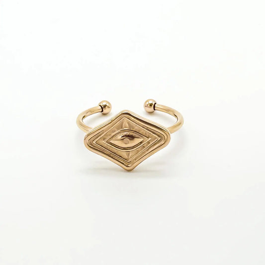 Eyes On You - Anillo - Acero inoxidable - Ajustable