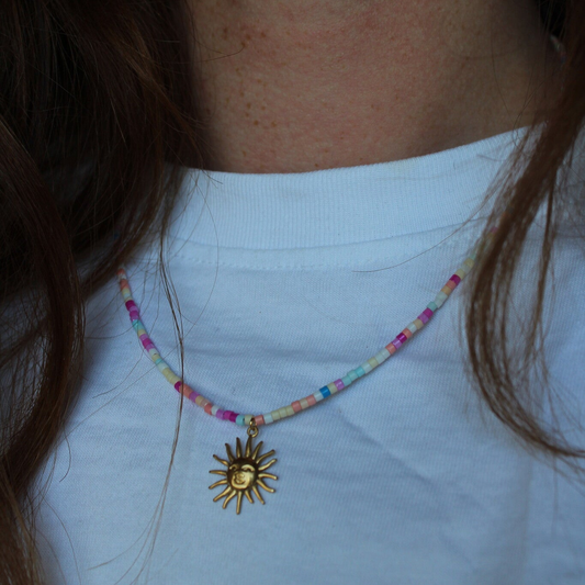 Hello Sunshine - Necklace - Stainless Steel