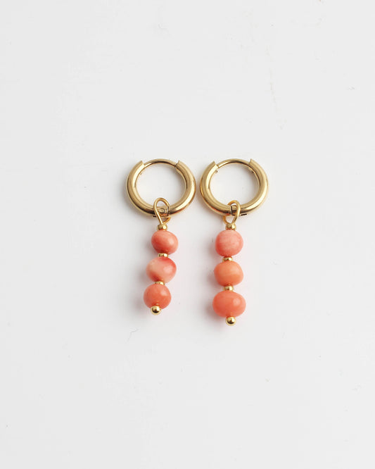 Pendientes Coral - Pendientes - Acero inoxidable