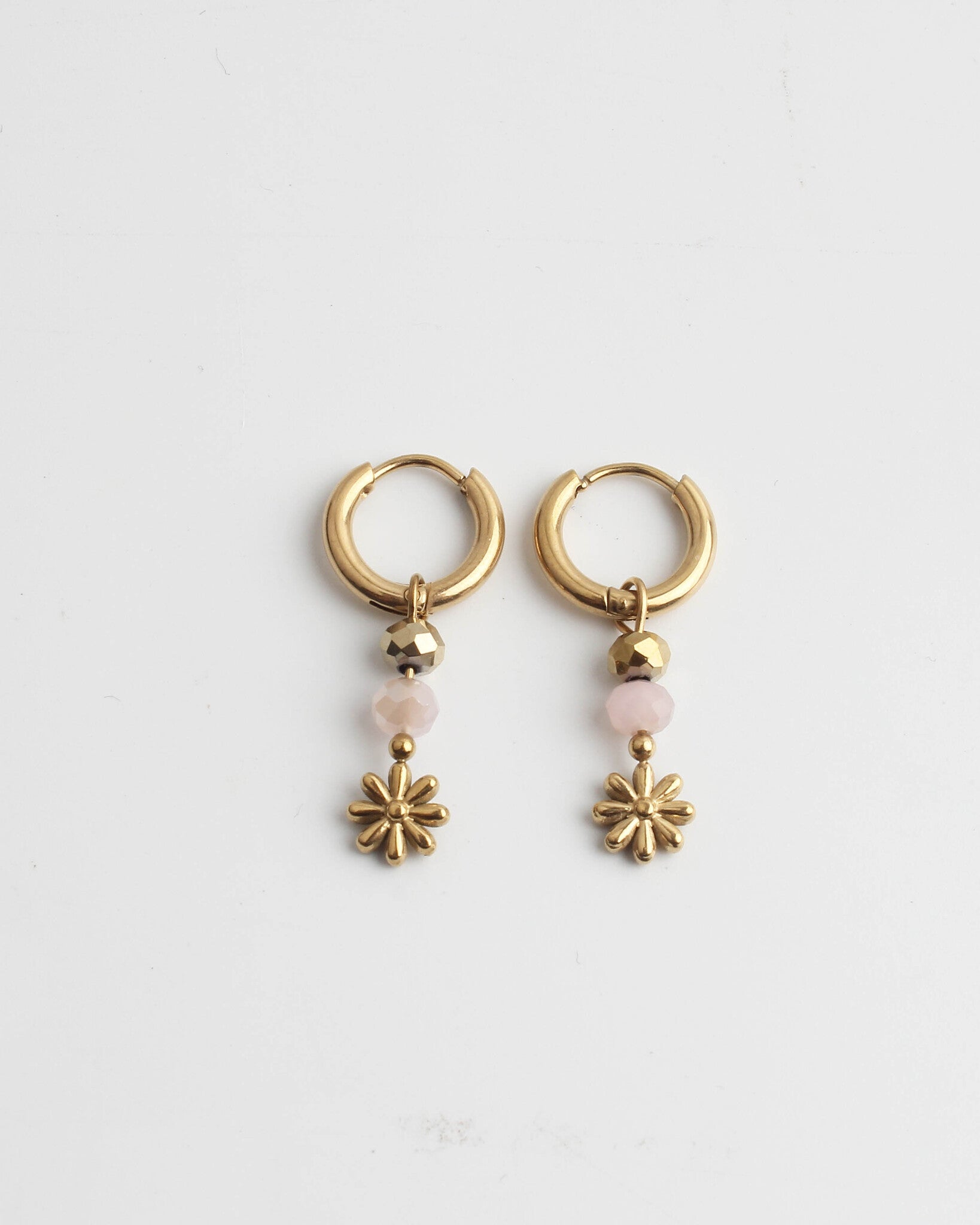 Fleur Sauvage - Pendientes - Acero inoxidable