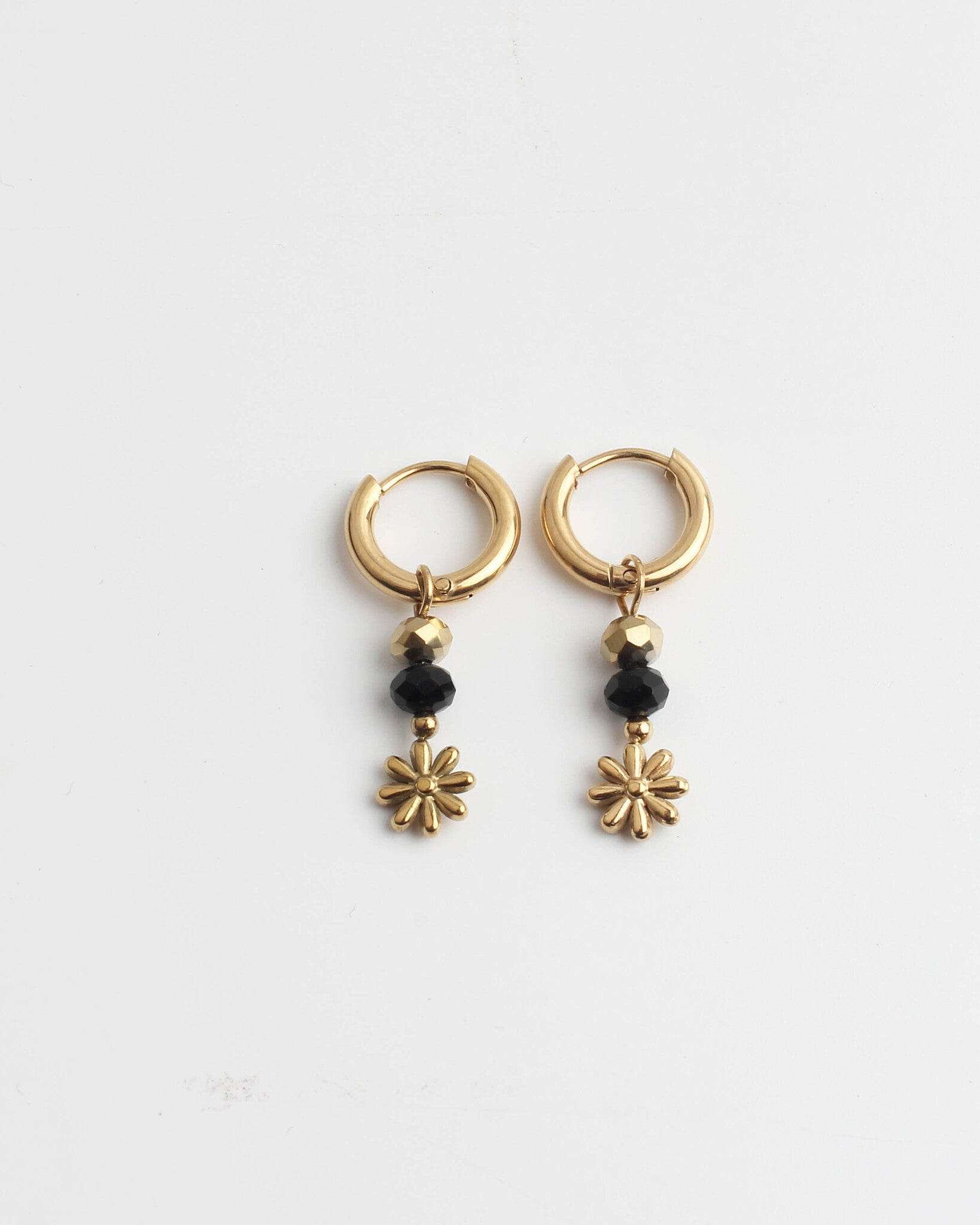 Fleur Sauvage - Pendientes - Acero inoxidable