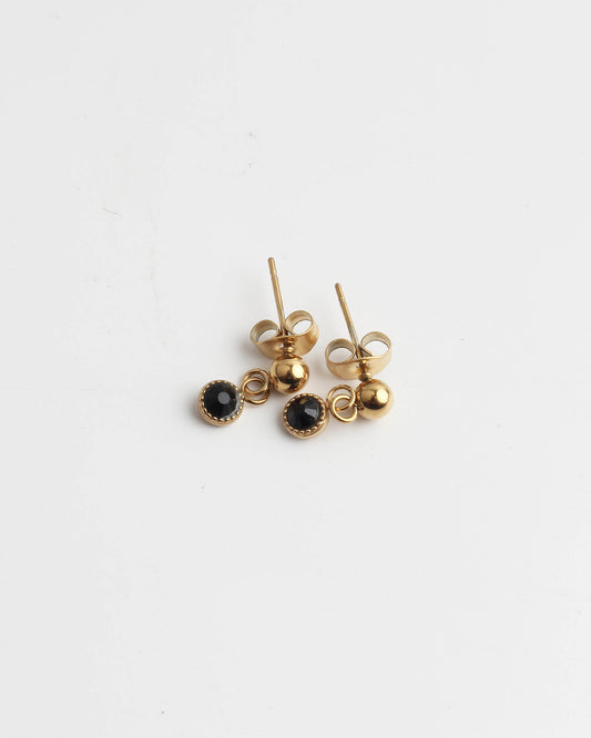 Estrella - Pendientes - Studs - Acero inoxidable