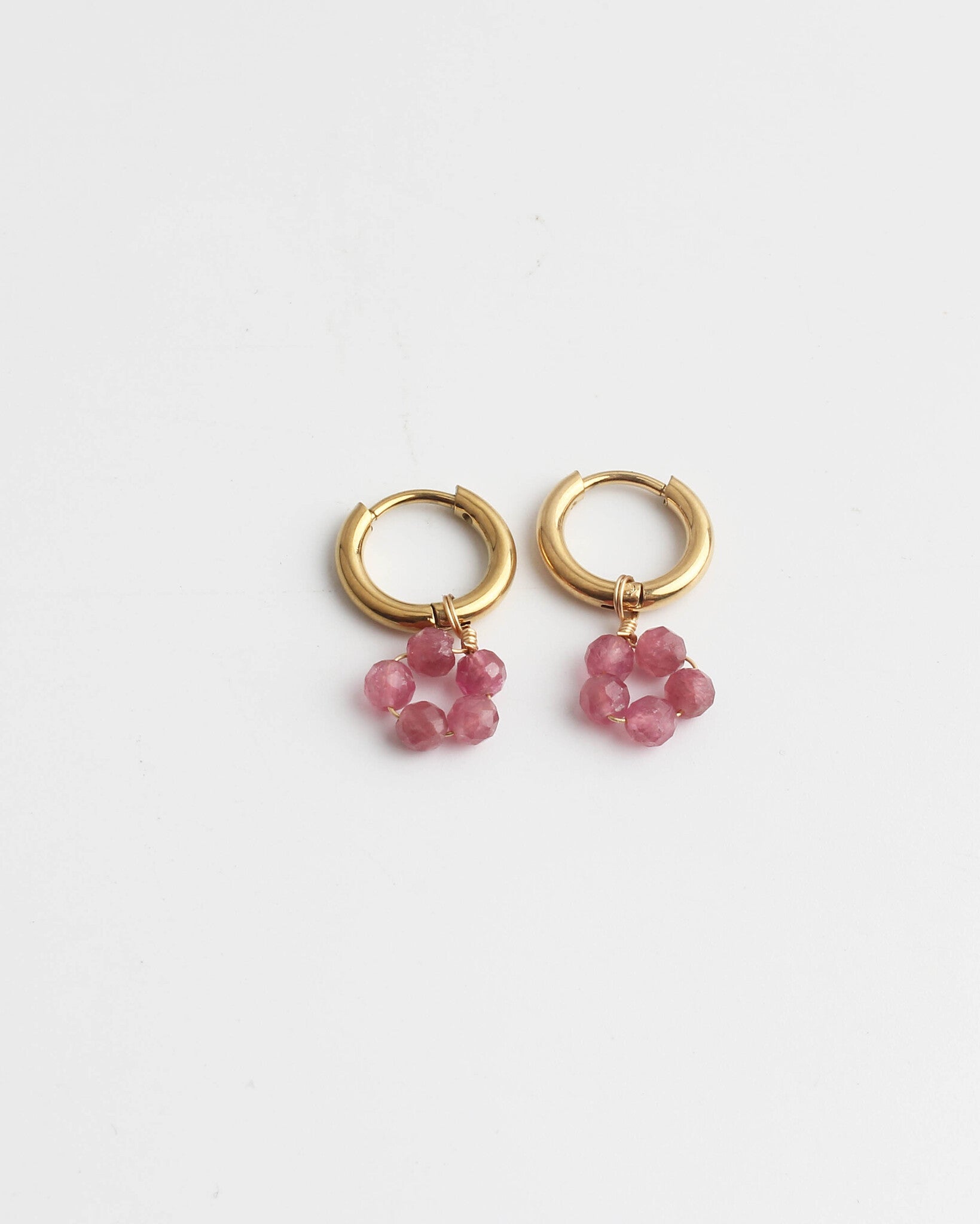 Tiny Flower - Pendientes - Acero inoxidable