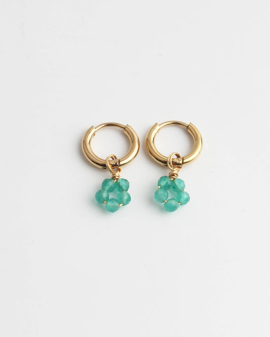 Tiny Flower - Pendientes - Acero inoxidable