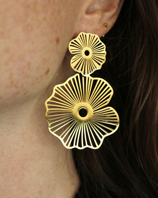 Dalia - Pendientes - Acero inoxidable