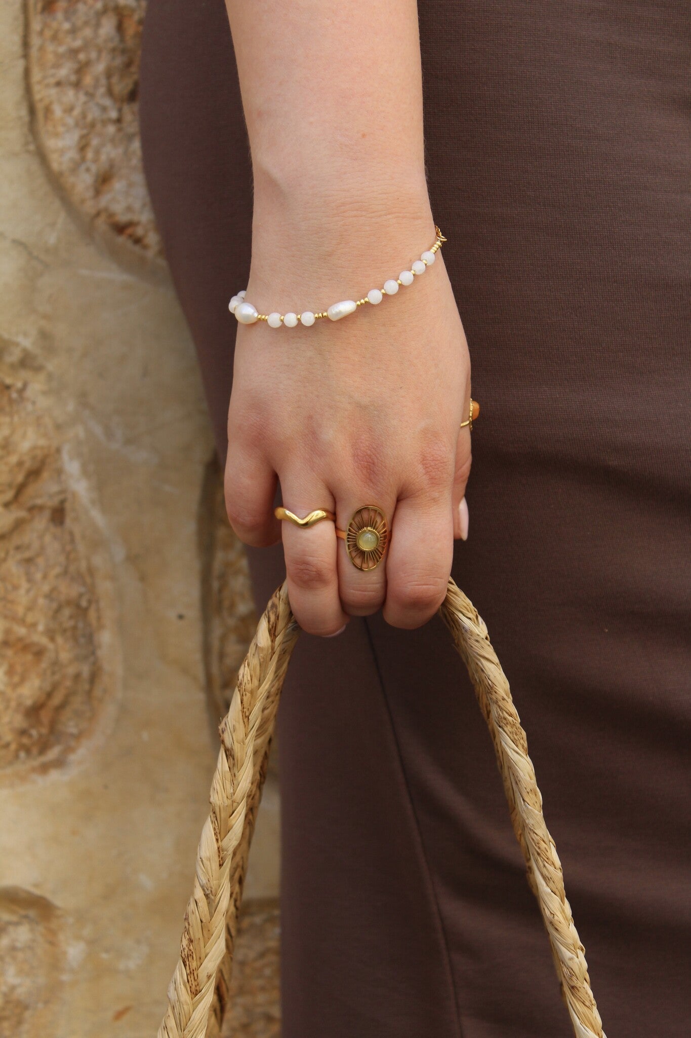 Claudia - Anillo - Acero inoxidable - Ajustable