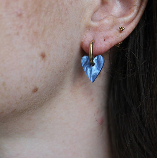 Hanne - Pendientes - Acero inoxidable