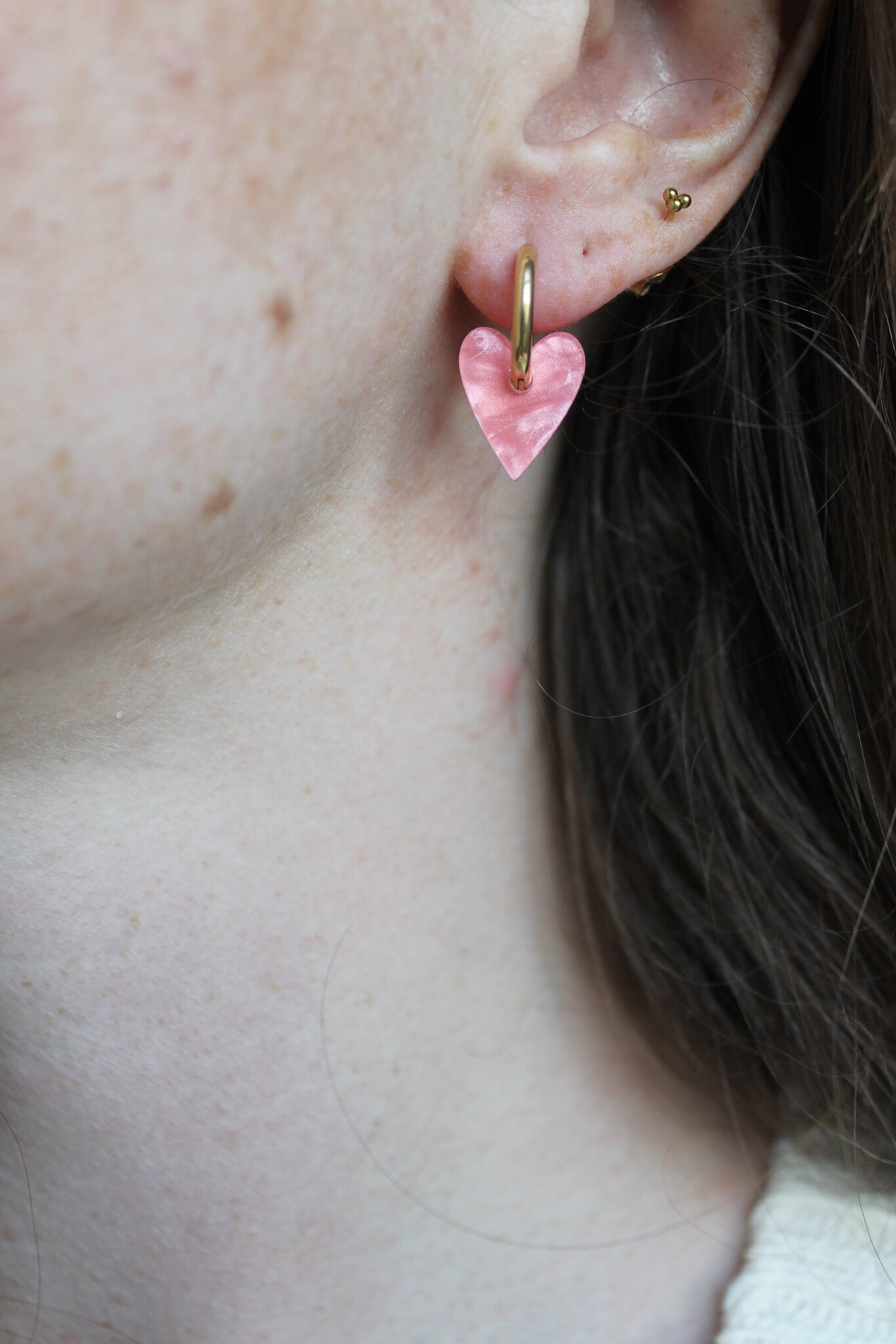 Hanne - Pendientes - Acero inoxidable