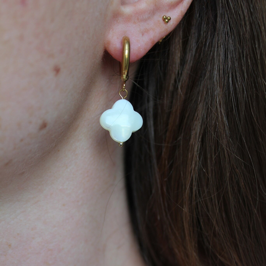 Lucky - Pendientes - Acero inoxidable