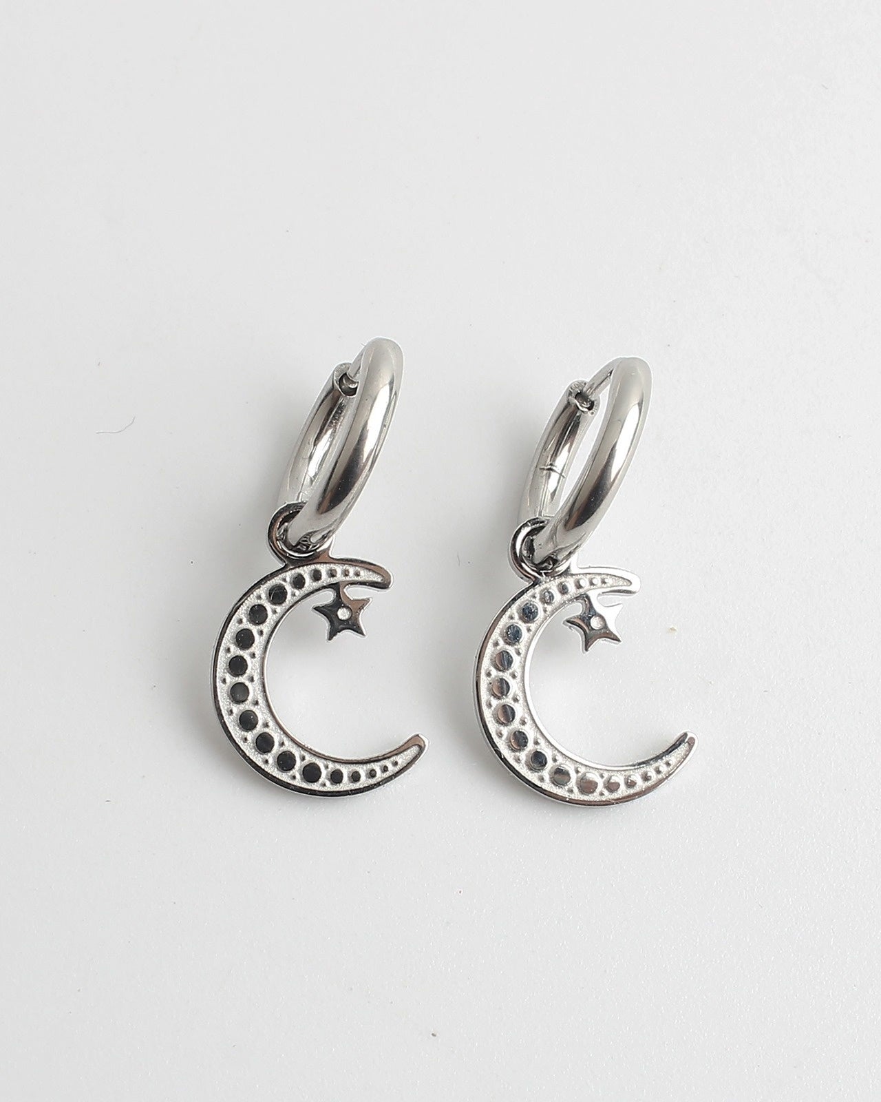 Take Me To The Moon - Pendientes - Acero inoxidable