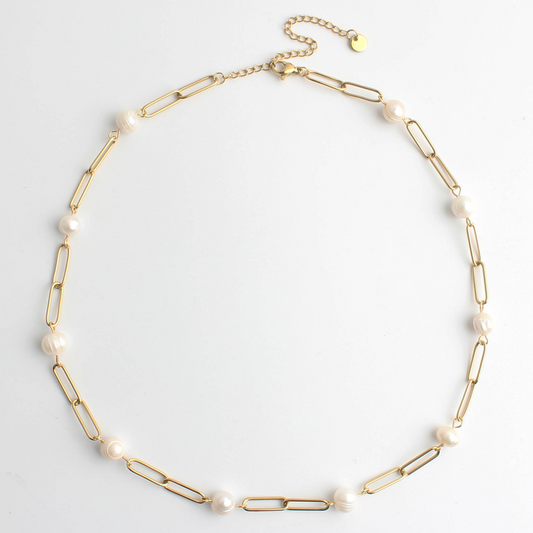 Pearly Chain - Collar - Acero inoxidable