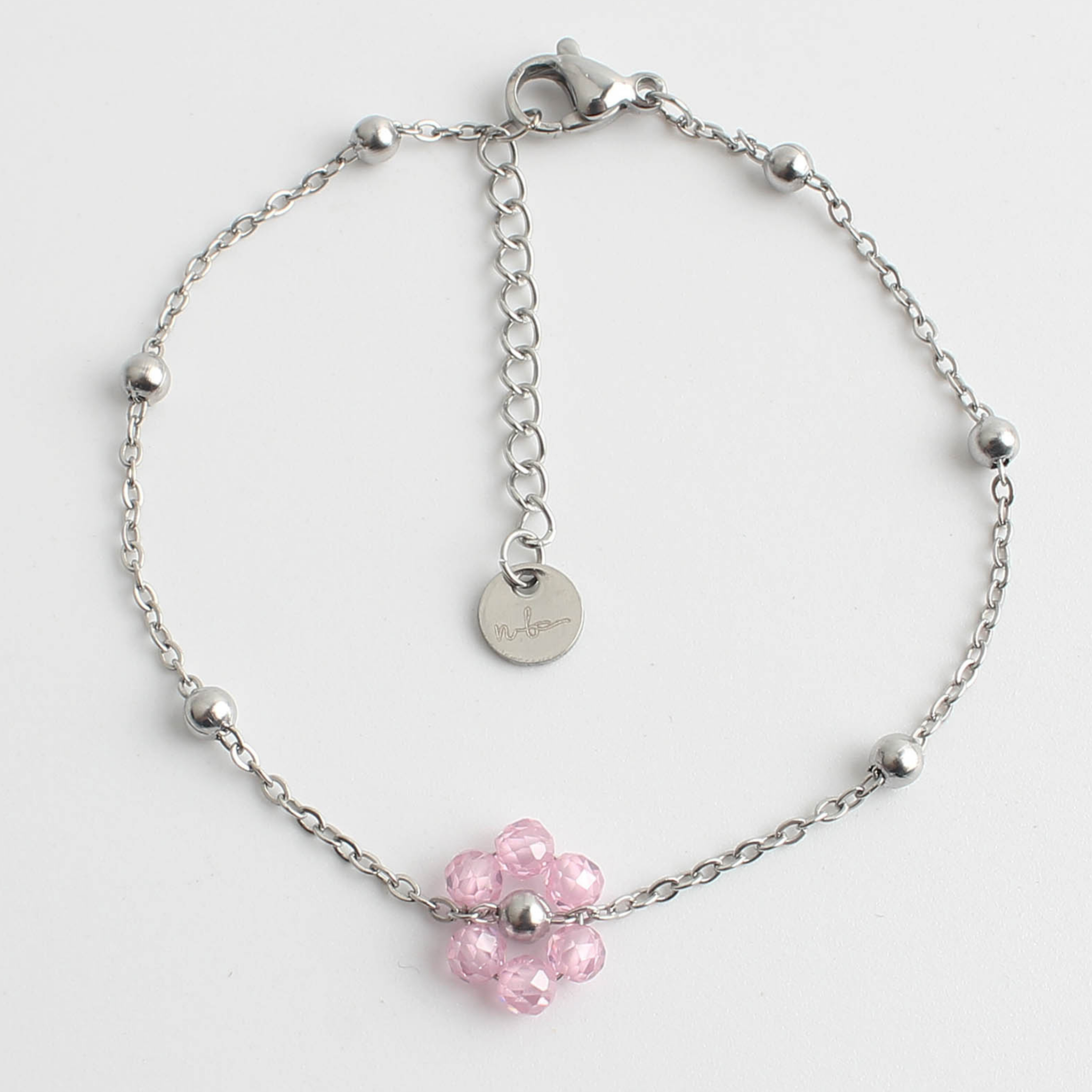 Flor - Pulsera - Acero inoxidable