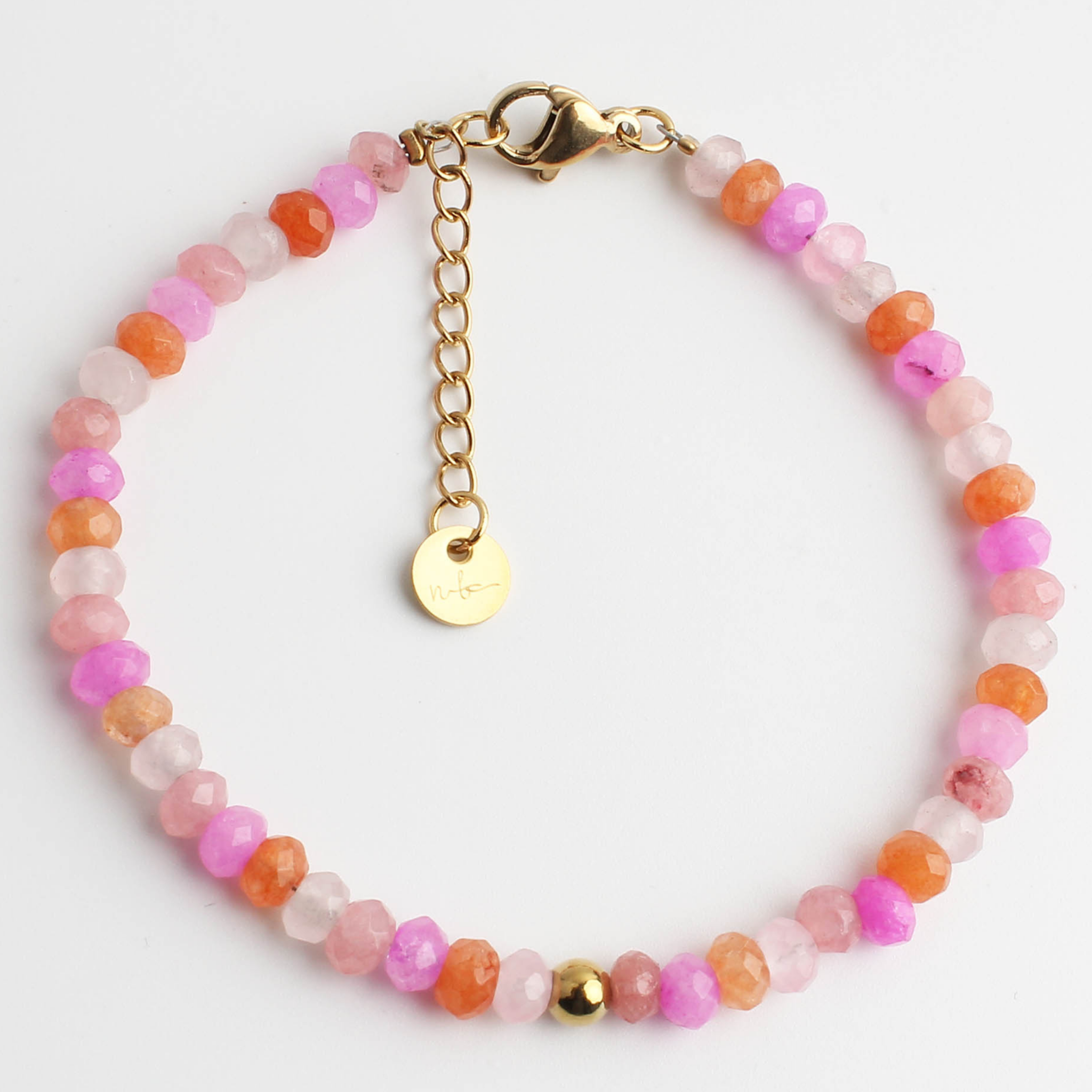 Rosa - Pulsera - Acero inoxidable