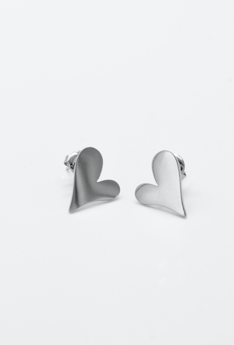 Corazon - Pendientes - Acero inoxidable