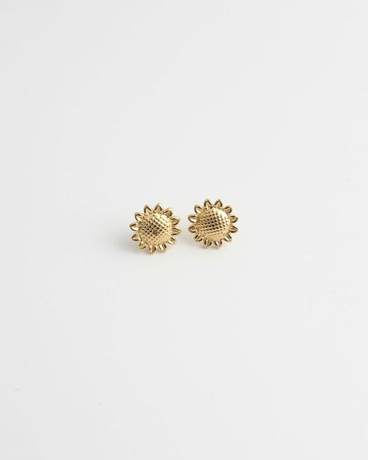 Sunny Flower - Pendientes - Acero inoxidable